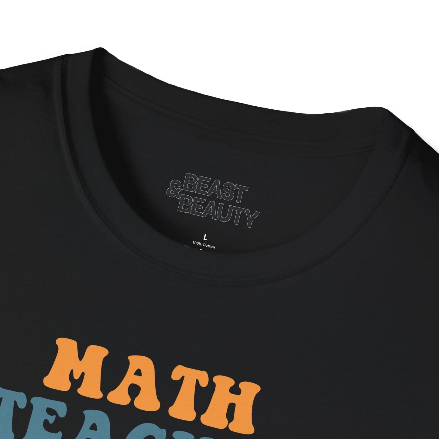 Retro Math Teacher Funny Graphic T-Shirt gift_idea unique_gift personalised_gift