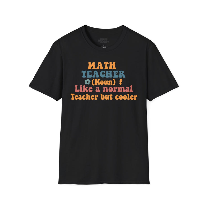 Camiseta con Gráfico Divertido de Profesor de Matemáticas Retro