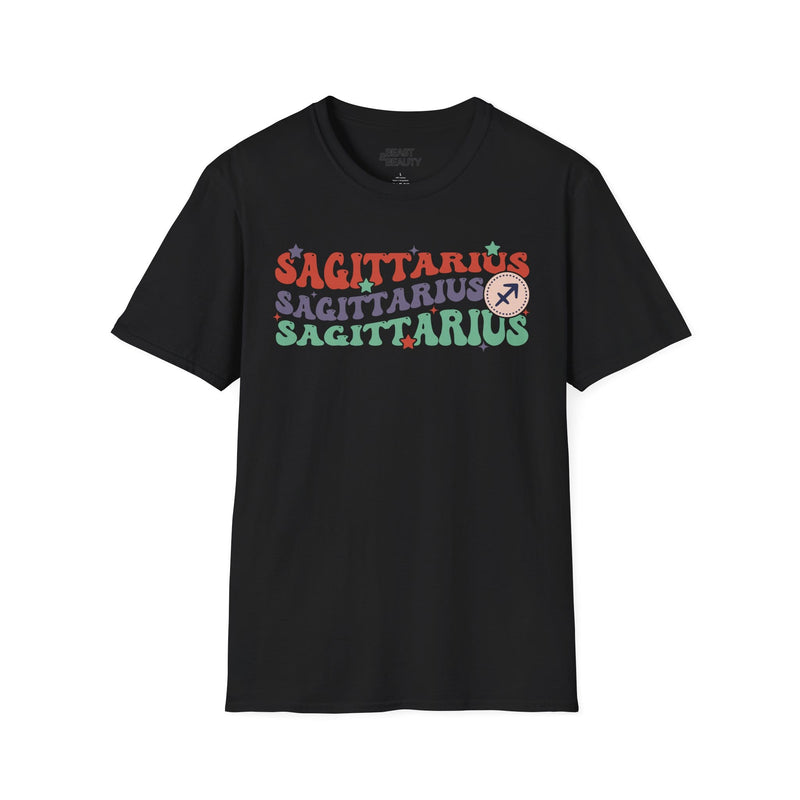 Camiseta gráfica retro de Sagitario