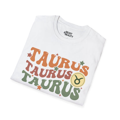 Retro Taurus Zodiac Graphic T-Shirt gift_idea unique_gift personalised_gift