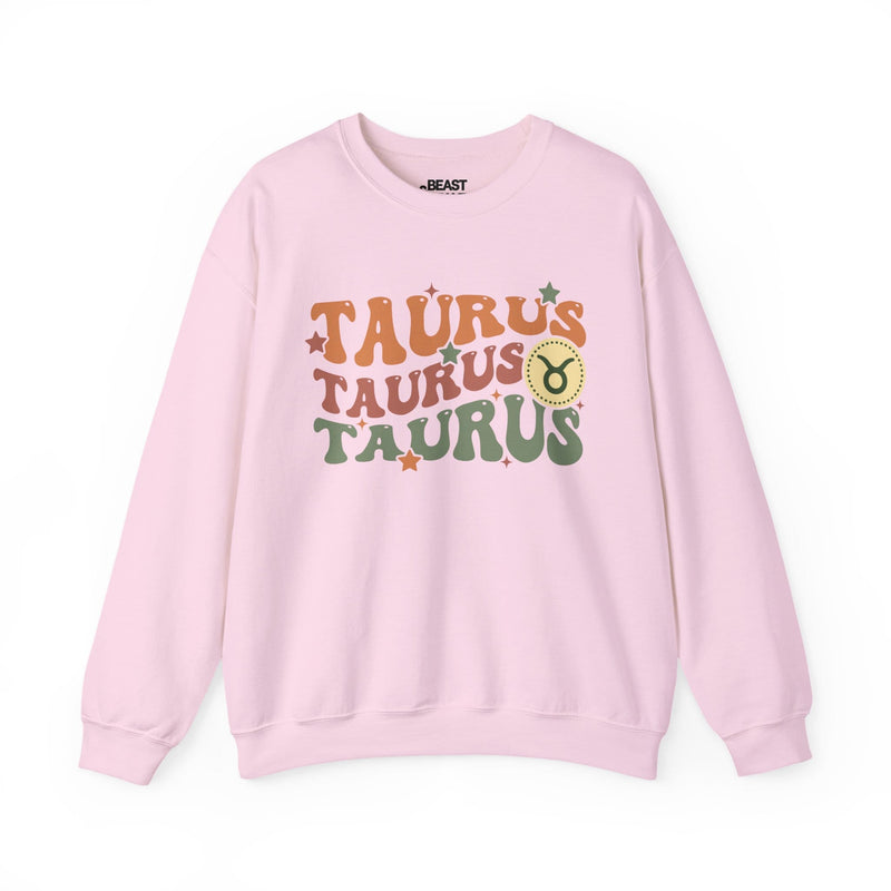 Retro Stier Sternzeichen Erwachsenen Sweatshirt