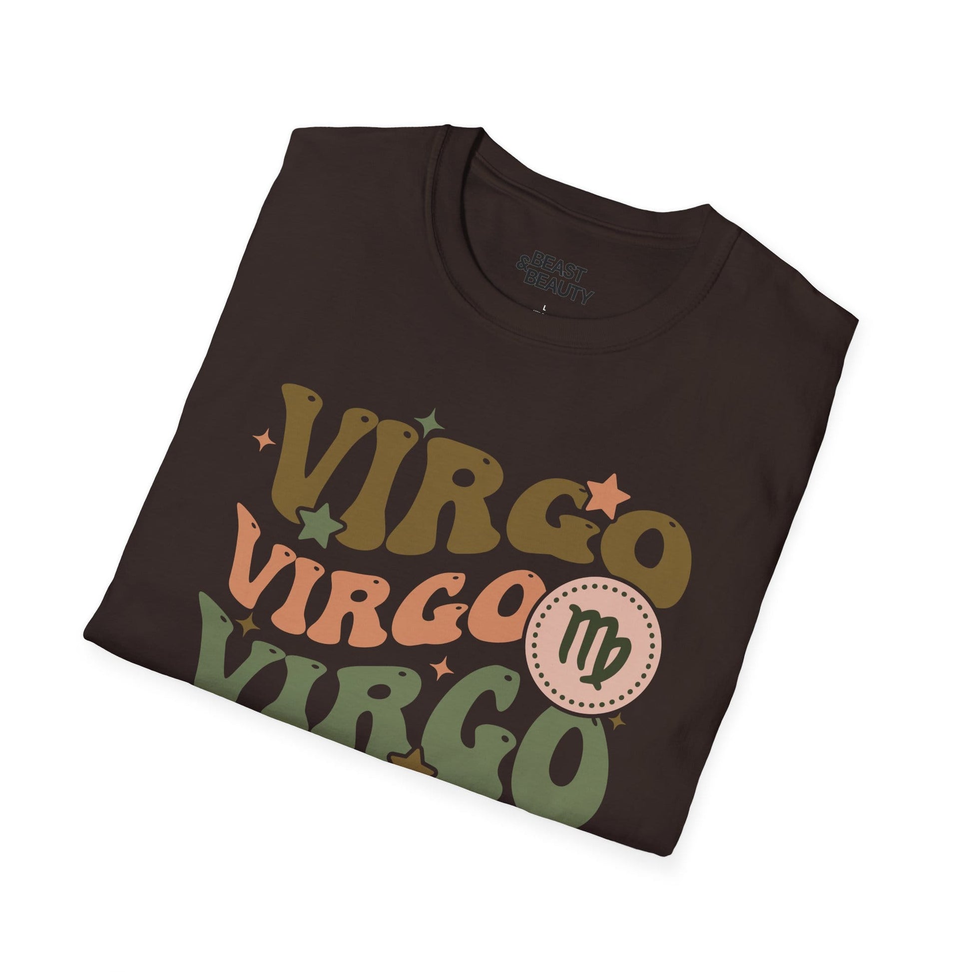 Retro Virgo Zodiac Graphic T-Shirt gift_idea unique_gift personalised_gift