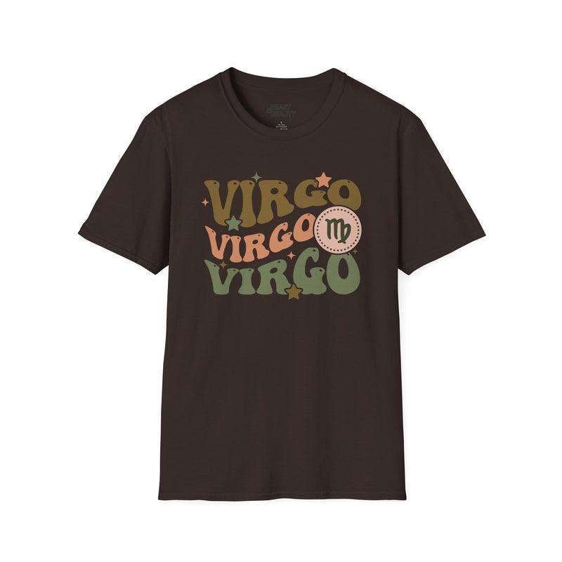 Camiseta gráfica retro del zodiaco Virgo
