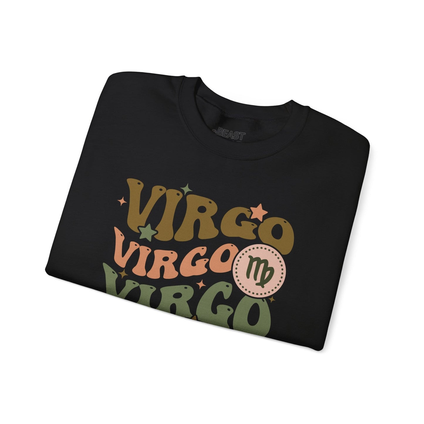 Retro Virgo Zodiac Sign Adult Sweatshirt gift_idea unique_gift personalised_gift