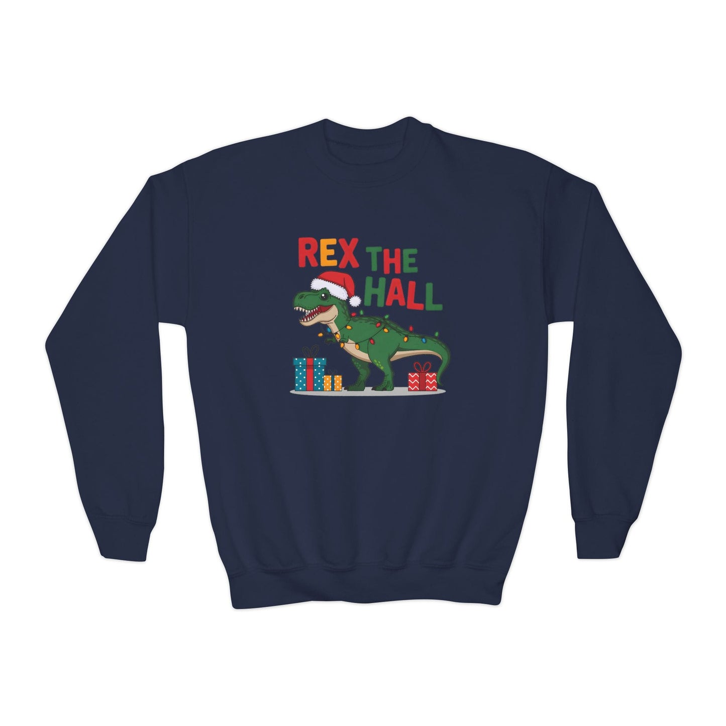 rex the hall youth christmas sweatshirt navy sweatshirt uk Christmas gift idea