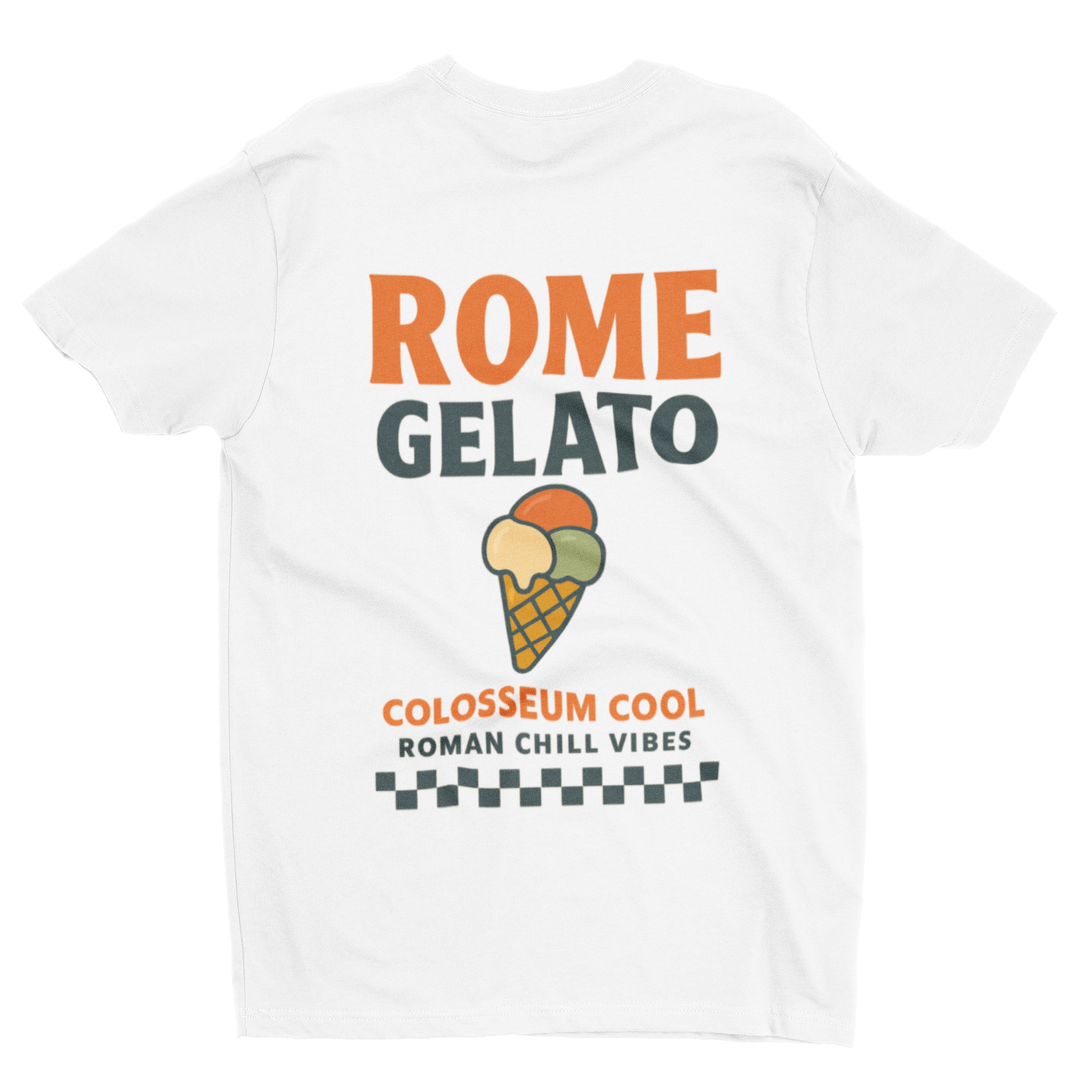 Rome Gelato T-Shirt – Retro Ice Cream Streetwear gift_idea unique_gift personalised_gift