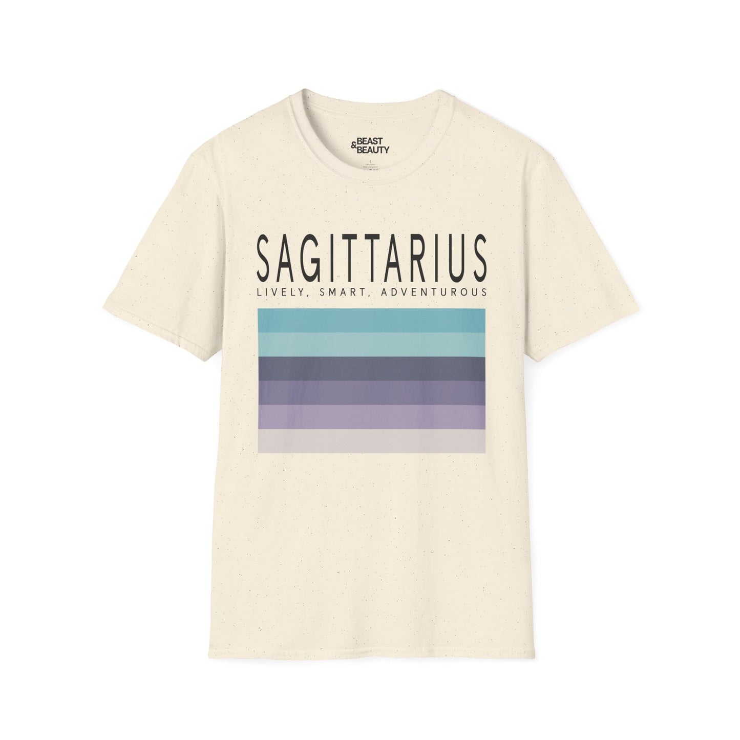 Sagittarius Zodiac Graphic T-Shirt Natural / M gift_idea unique_gift personalised_gift