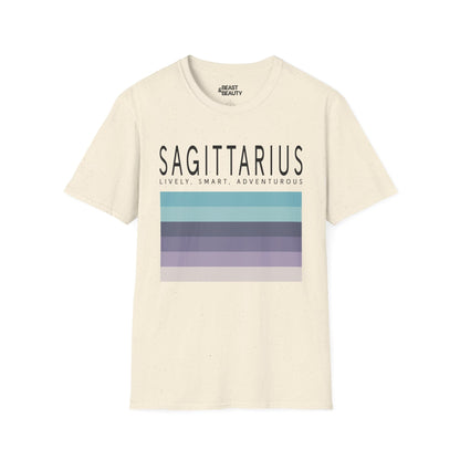 Sagittarius Zodiac Graphic T-Shirt Natural / M gift_idea unique_gift personalised_gift