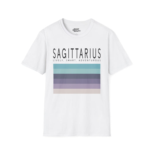 Sagittarius Zodiac Graphic T-Shirt White / S gift_idea unique_gift personalised_gift