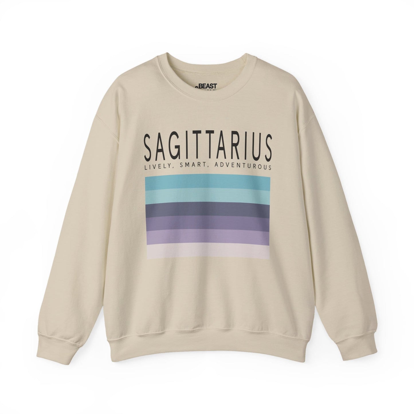 Sagittarius Zodiac Sign Adult Sweatshirt Sand / S gift_idea unique_gift personalised_gift