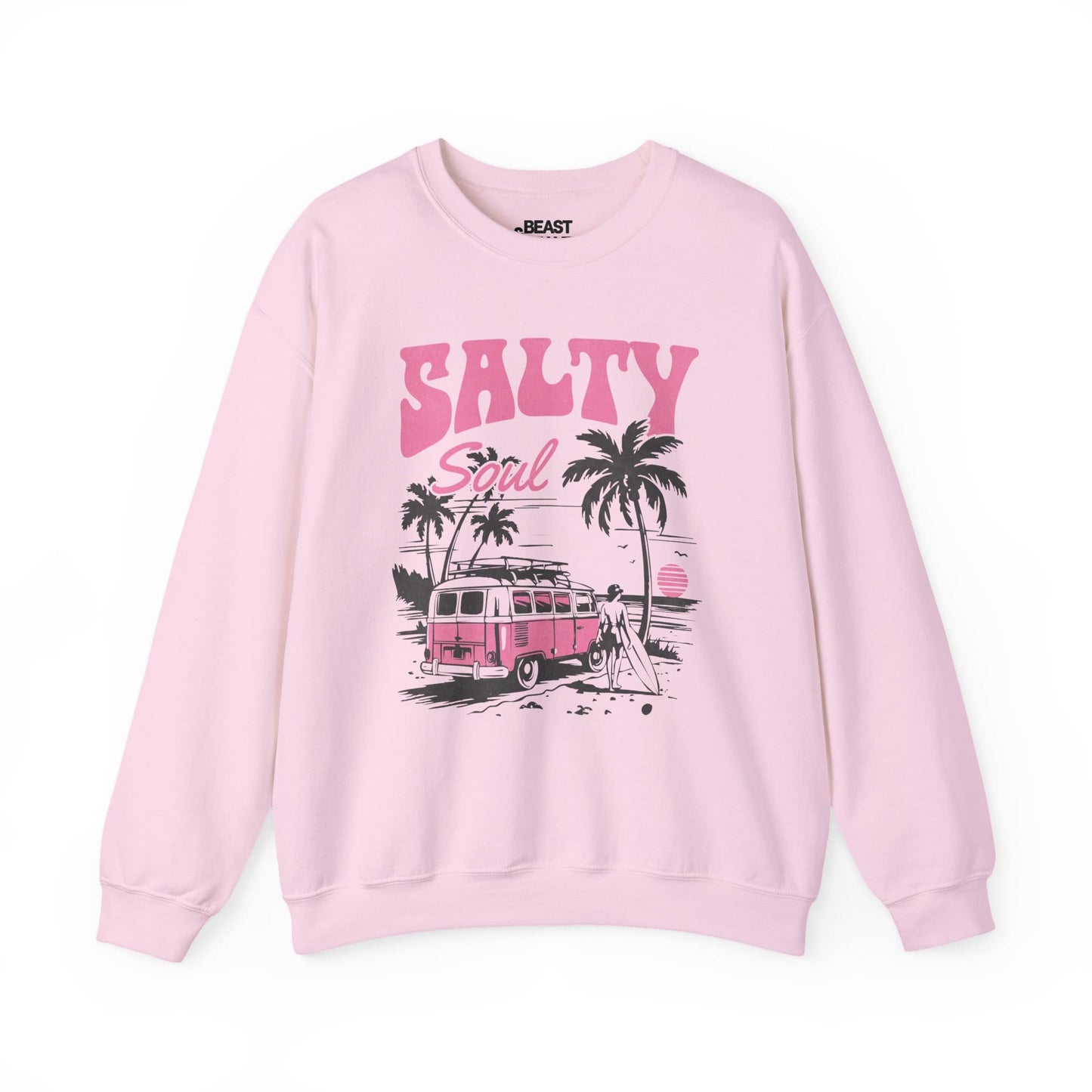 salty soul sweatshirt light pink sweatshirt uk gift gift idea