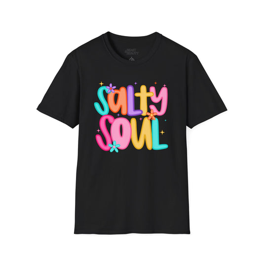 salty soul t-shirt black t-shirt uk gift gift idea