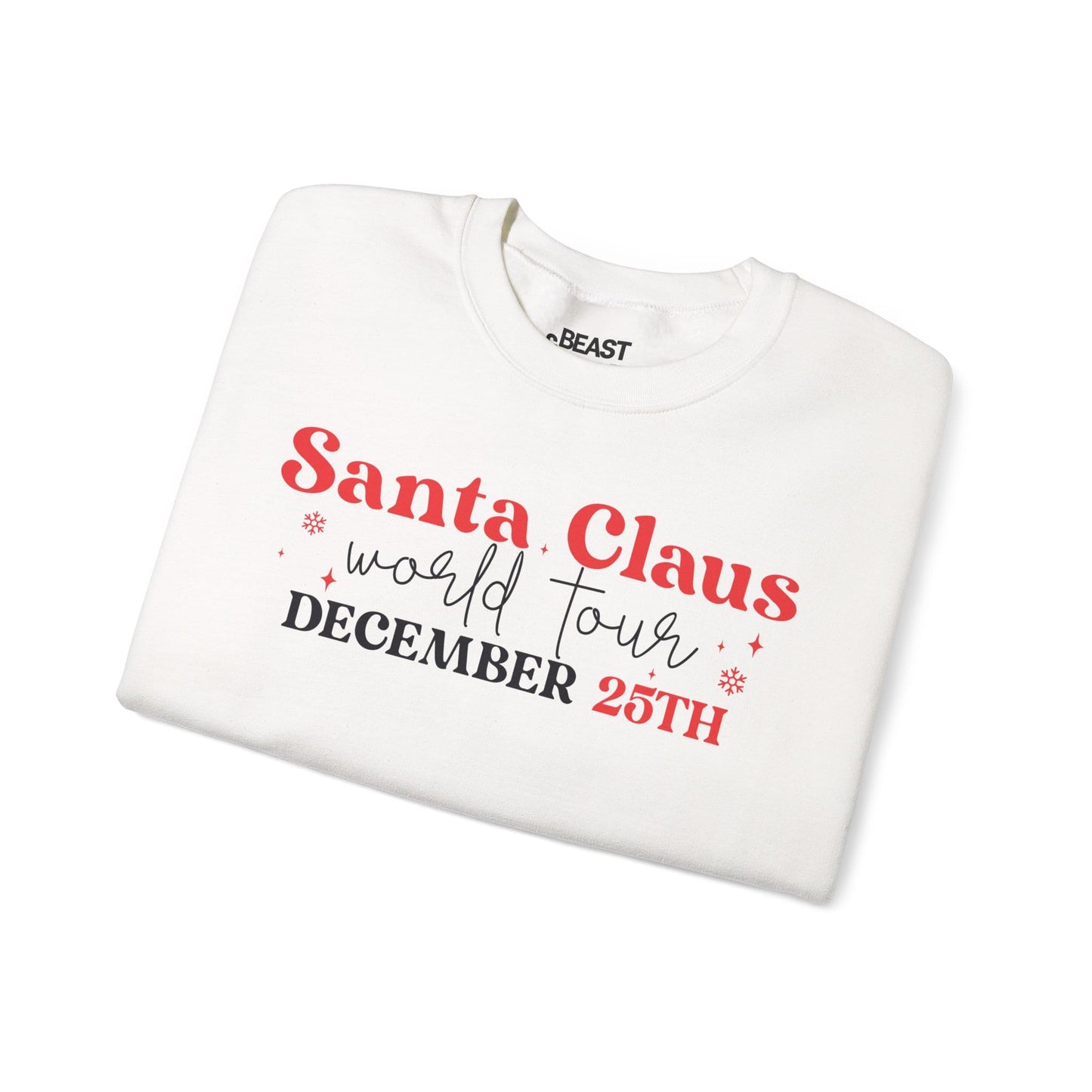 santa claus world tour december 25th sweatshirt sweatshirt uk Christmas gift idea image 4
