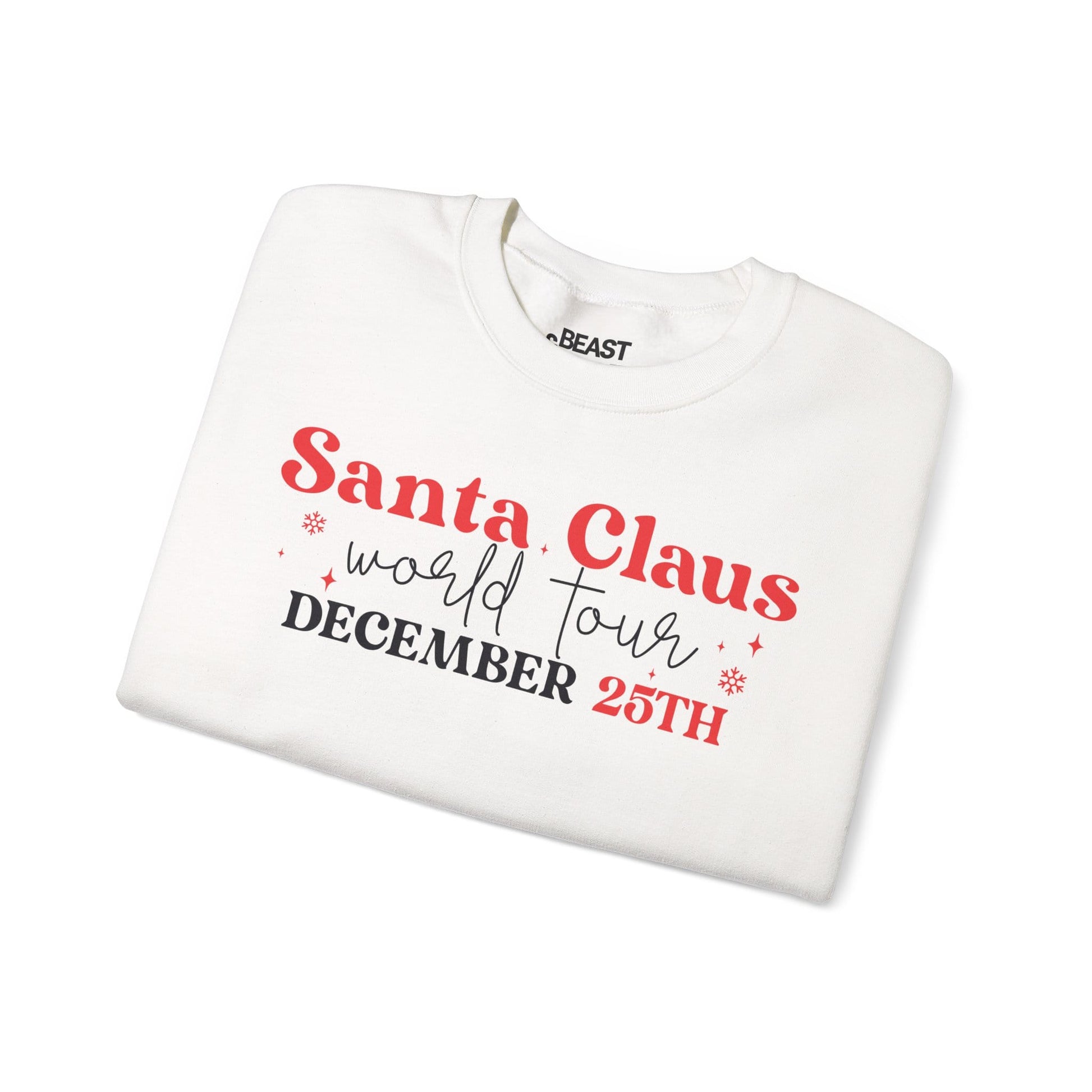santa claus world tour december 25th sweatshirt sweatshirt uk Christmas gift idea image 4