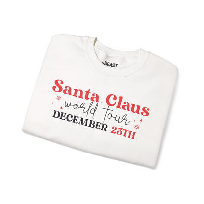 santa claus world tour december 25th sweatshirt sweatshirt uk Christmas gift idea image 4