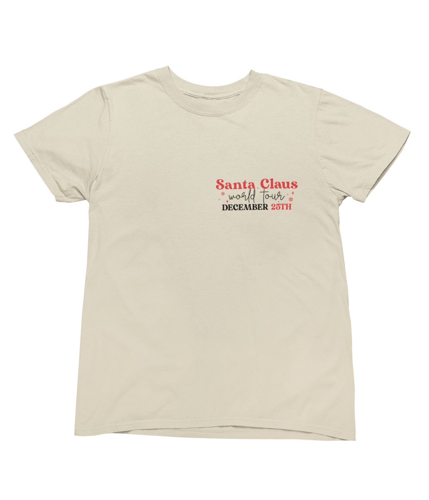 Beast and Beauty T-Shirt / 3XL (Adult) Santa Claus World Tour Sweatshirt – Family Xmas Jumper Set