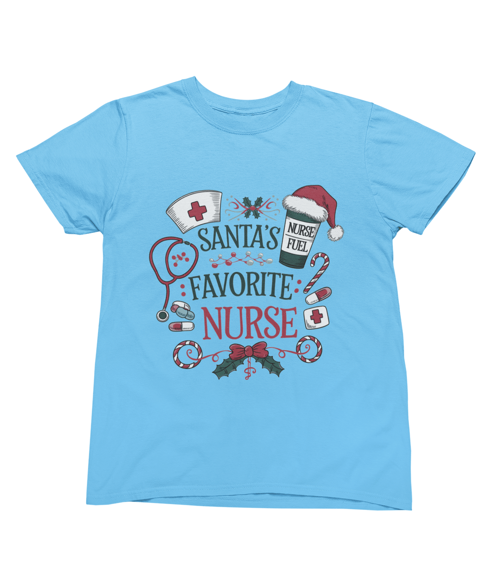 Beast and Beauty T-Shirt / 3XL (Adult) / Blue Santa’s Favorite Nurse Christmas Sweatshirt – Festive Nurse Gift