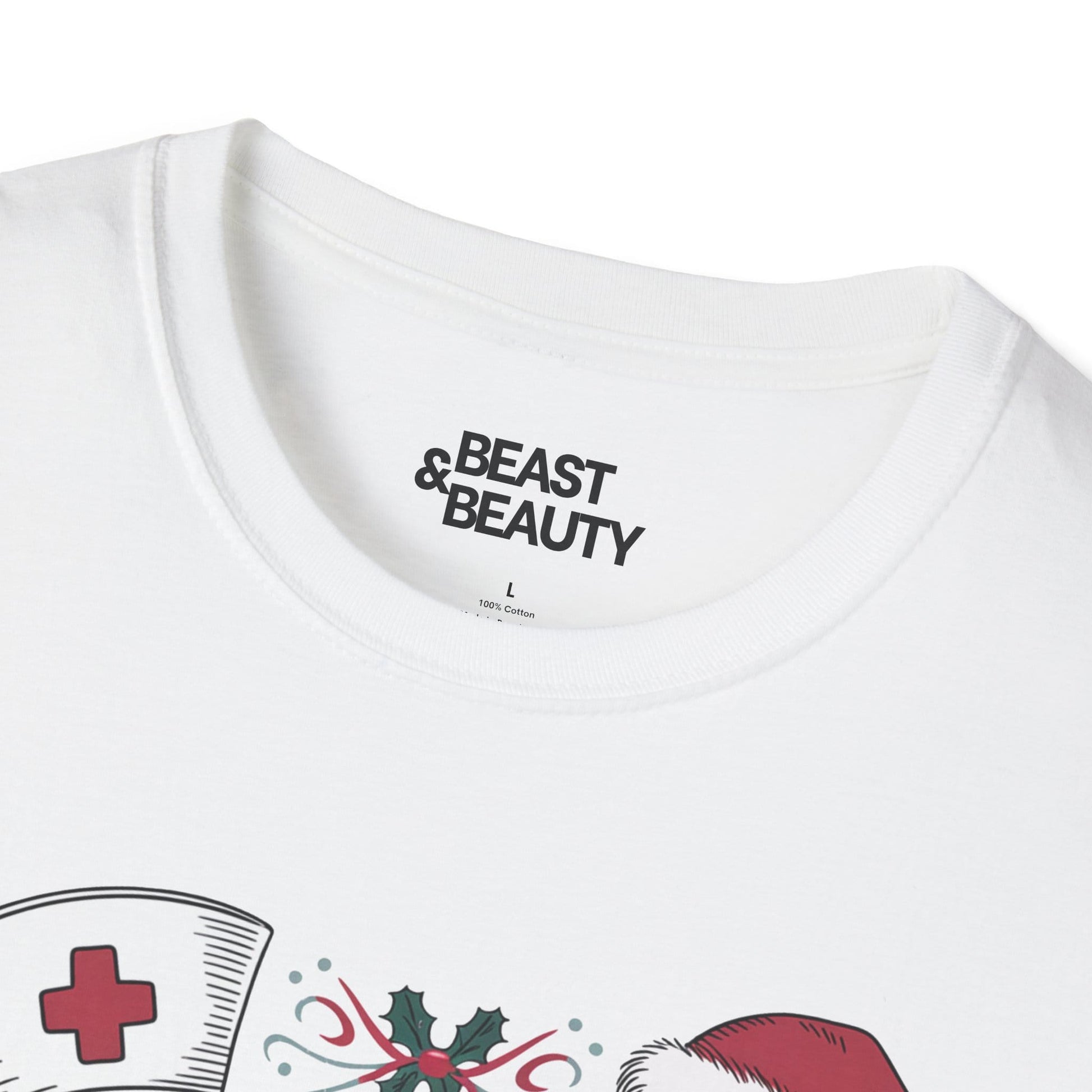 santa s favorite nurse christmas t-shirt t-shirt uk Christmas gift idea image 4