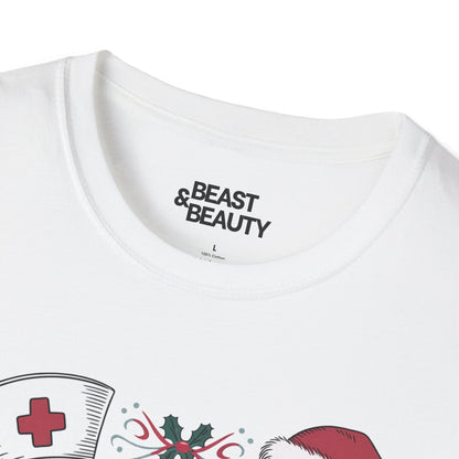 santa s favorite nurse christmas t-shirt t-shirt uk Christmas gift idea image 4