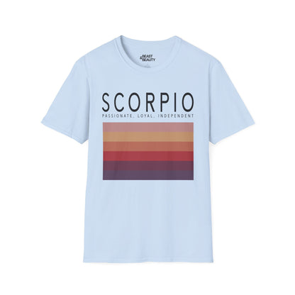 Scorpio Zodiac Graphic T-Shirt Light Blue / S gift_idea unique_gift personalised_gift