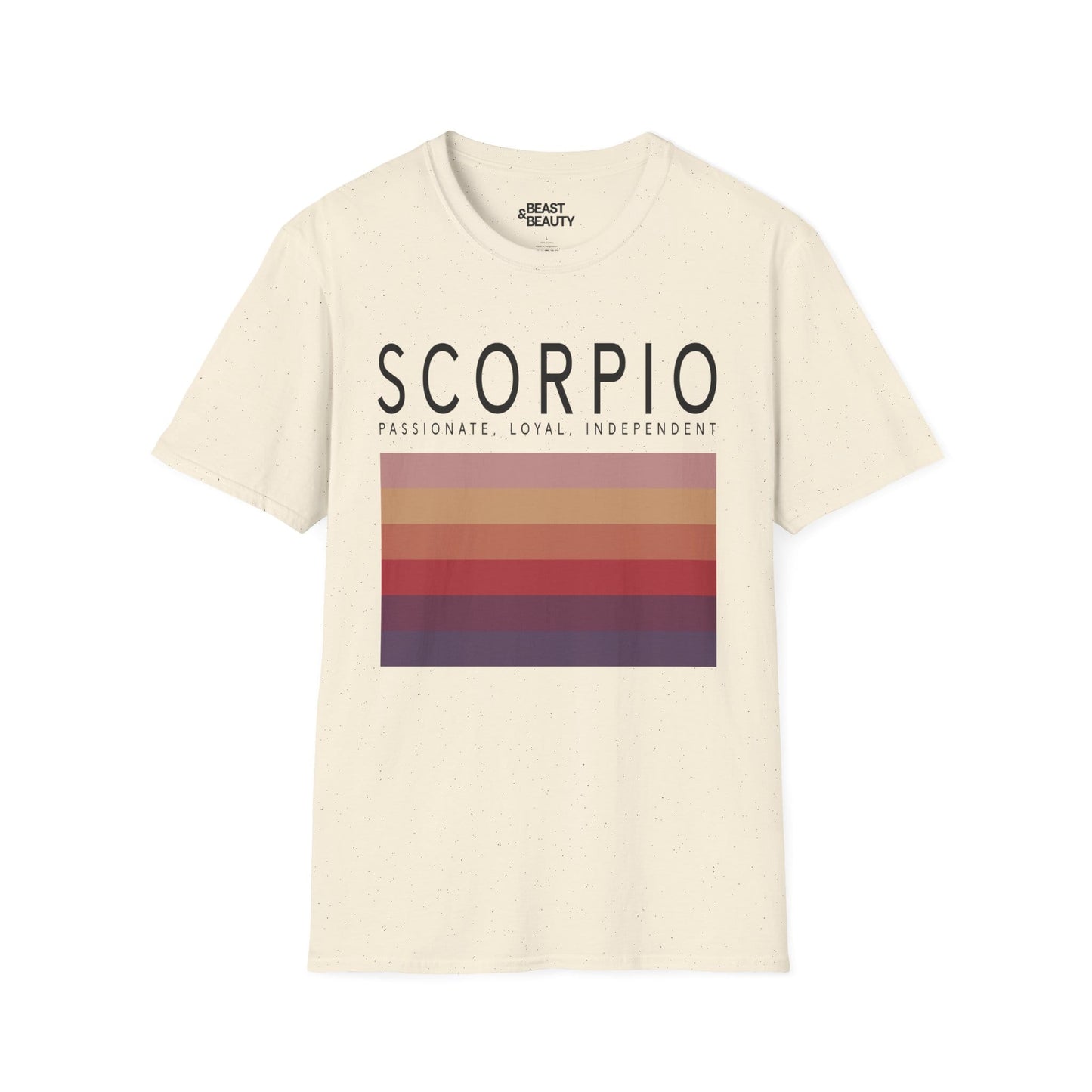 Scorpio Zodiac Graphic T-Shirt Natural / M gift_idea unique_gift personalised_gift