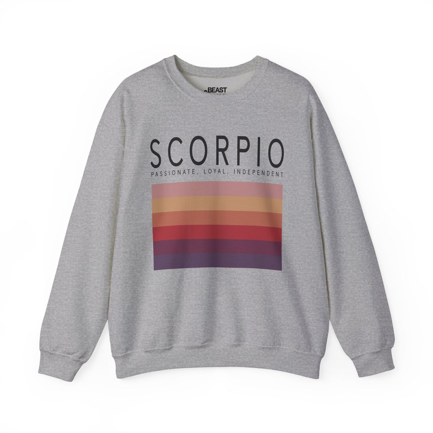 Scorpio Zodiac Sign Adult Sweatshirt Sport Grey / S gift_idea unique_gift personalised_gift