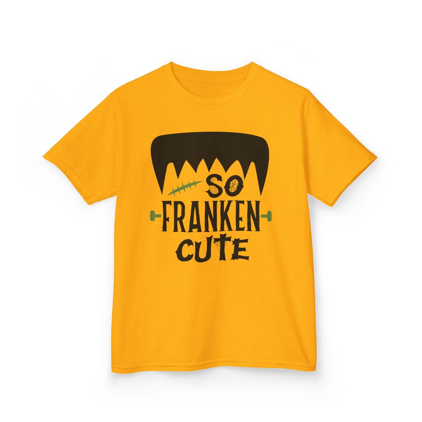 So Franken Cute Halloween Kids T-Shirt Gold / XS gift_idea unique_gift personalised_gift