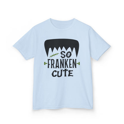 So Franken Cute Halloween Kids T-Shirt Light Blue / XS gift_idea unique_gift personalised_gift