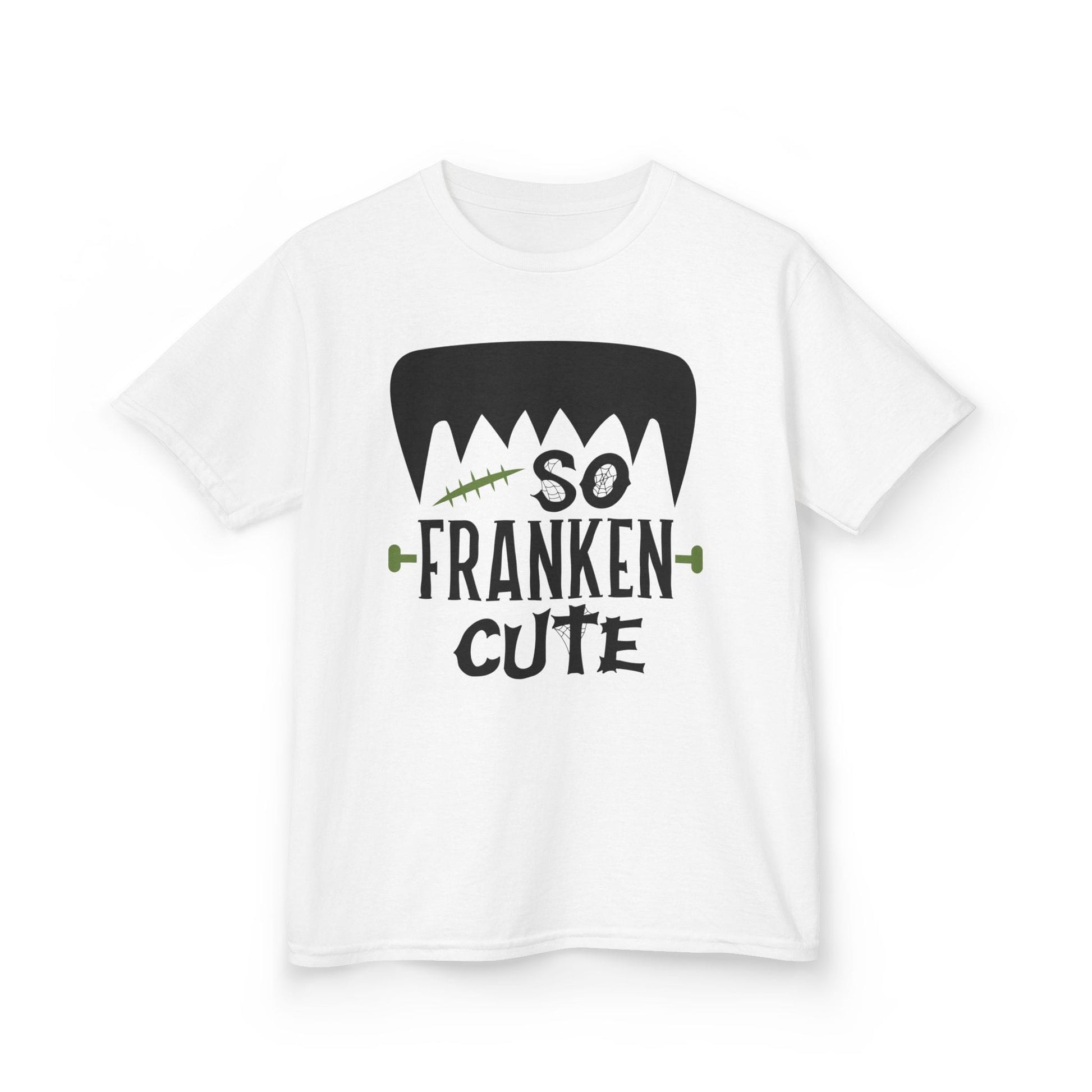 So Franken Cute Halloween Kids T-Shirt White / XS gift_idea unique_gift personalised_gift