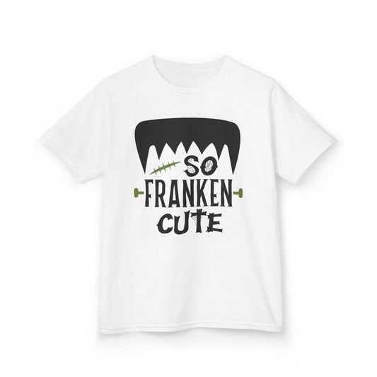 So Franken Cute Halloween Kids T-Shirt White / XS gift_idea unique_gift personalised_gift