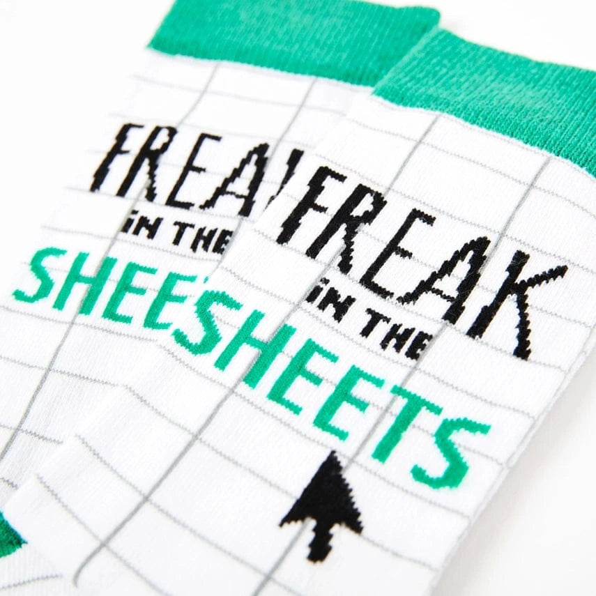 My Store Socks Freak in the Sheets Socks – Funny Excel Socks Gift for Office UK