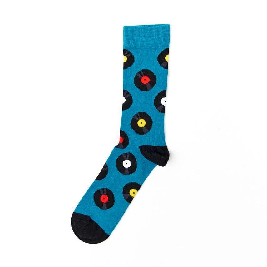 My Store Socks Vinyl Record Socks – Retro Gift Box Socks for Music Fans UK