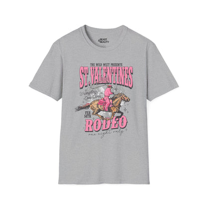 st valentines rodeo cowgirl t-shirt sport grey t-shirt uk cowgirl gift idea