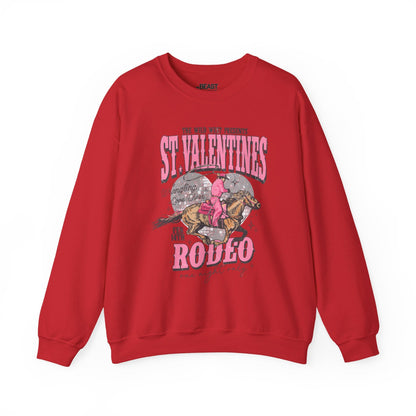 st valentines rodeo western sweatshirt red sweatshirt uk cowgirl gift idea