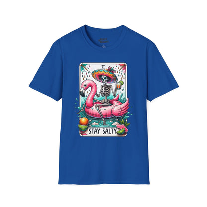 Stay Salty Tarot Graphic T-Shirt Royal / S gift_idea unique_gift personalised_gift