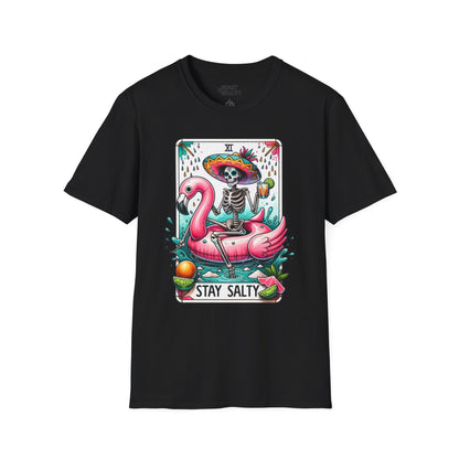 Stay Salty Tarot Graphic T-Shirt Black / S gift_idea unique_gift personalised_gift