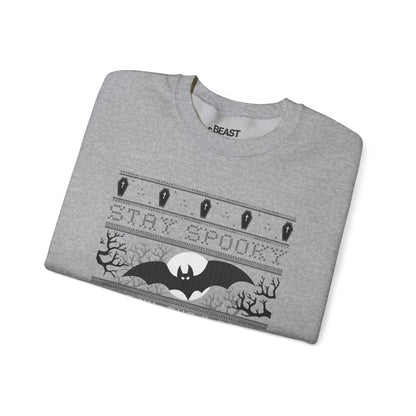 Stay Spooky Bat Halloween Sweatshirt for Adults gift_idea unique_gift personalised_gift