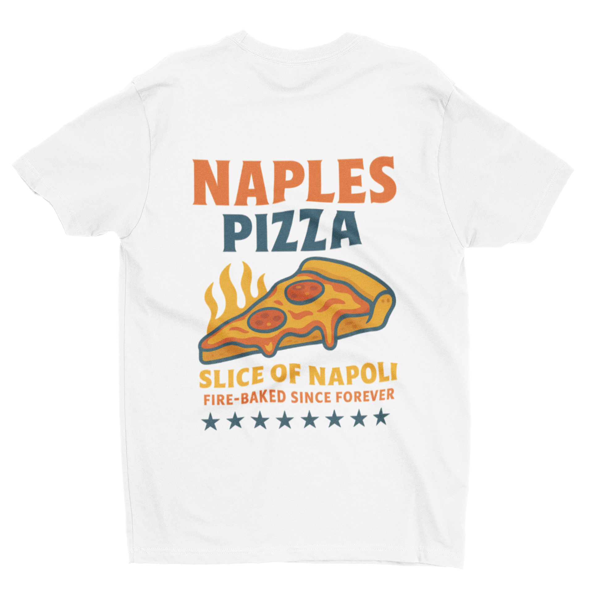 My Store Streetwear Clothing Naples Pizza T-Shirt – Slice of Napoli Retro Streetwear