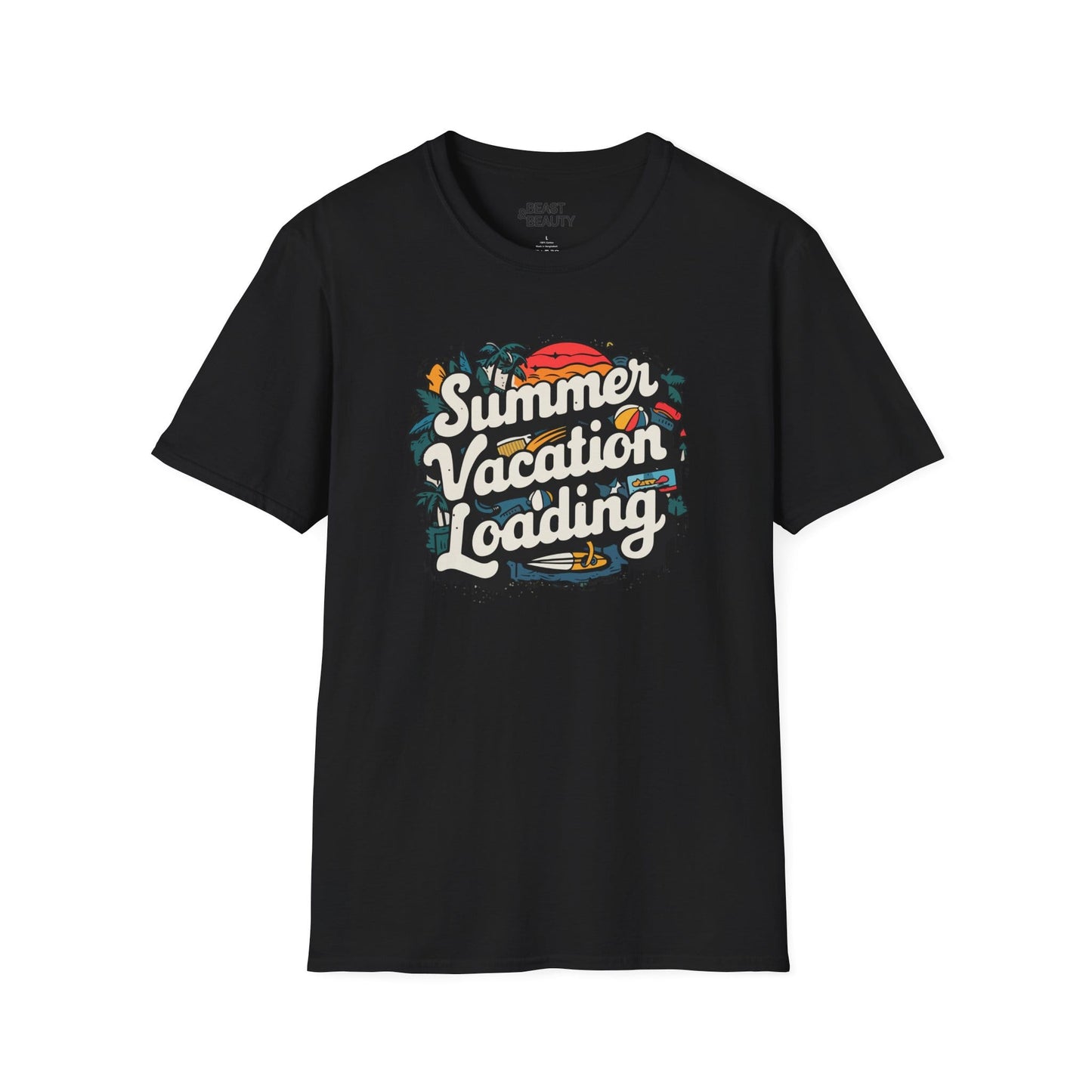 summer holiday loading t-shirt summer vacation loading t-shirt uk cat lover gift idea image 6