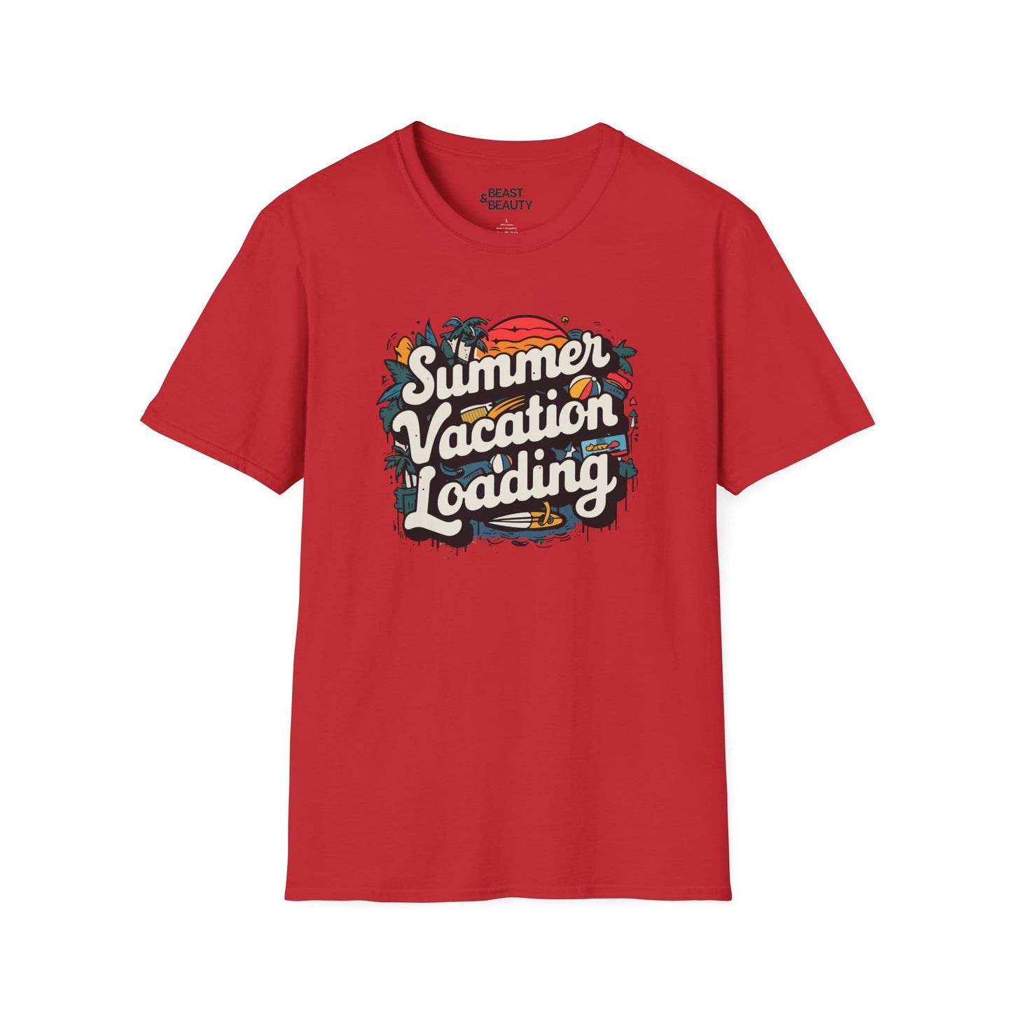 summer holiday loading t-shirt summer vacation loading t-shirt uk cat lover gift idea image 5