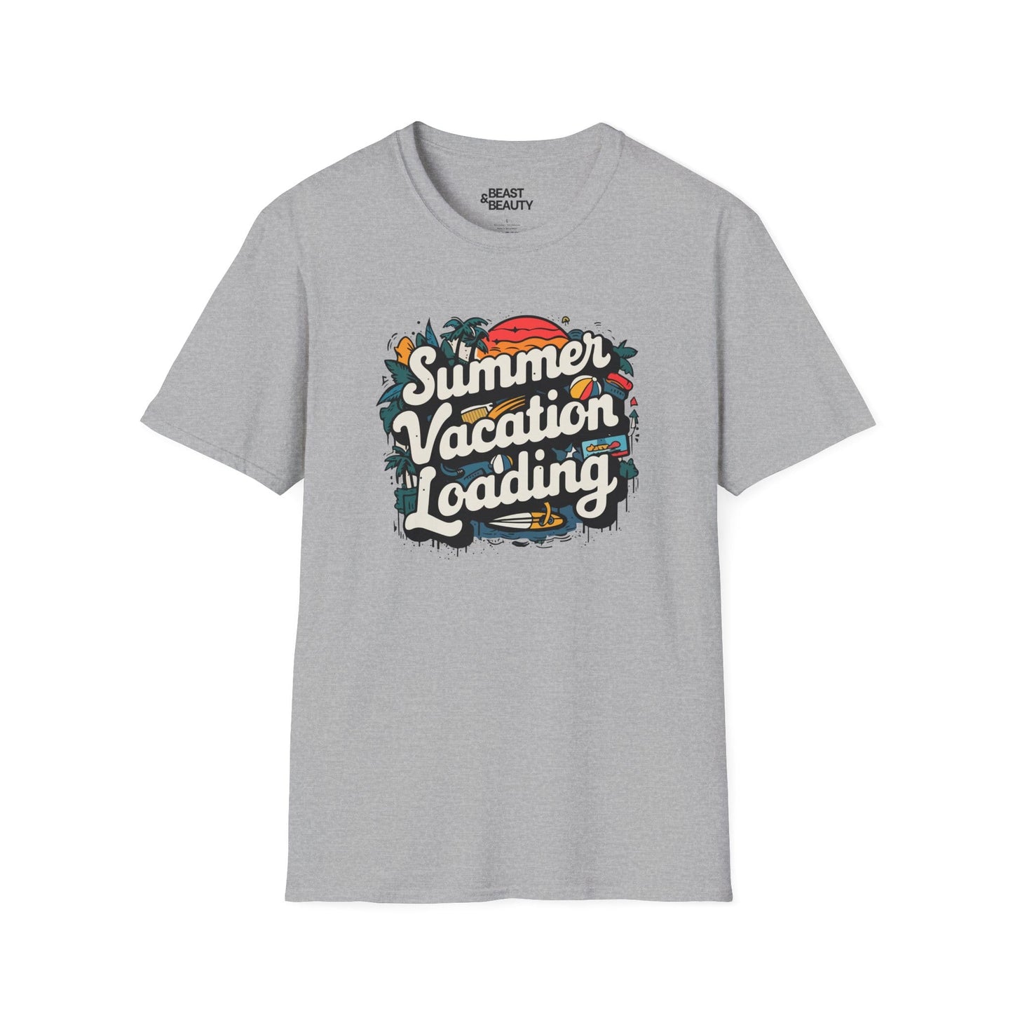 summer holiday loading t-shirt summer vacation loading t-shirt uk cat lover gift idea image 4