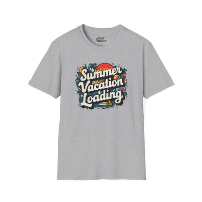 summer holiday loading t-shirt summer vacation loading t-shirt uk cat lover gift idea image 4