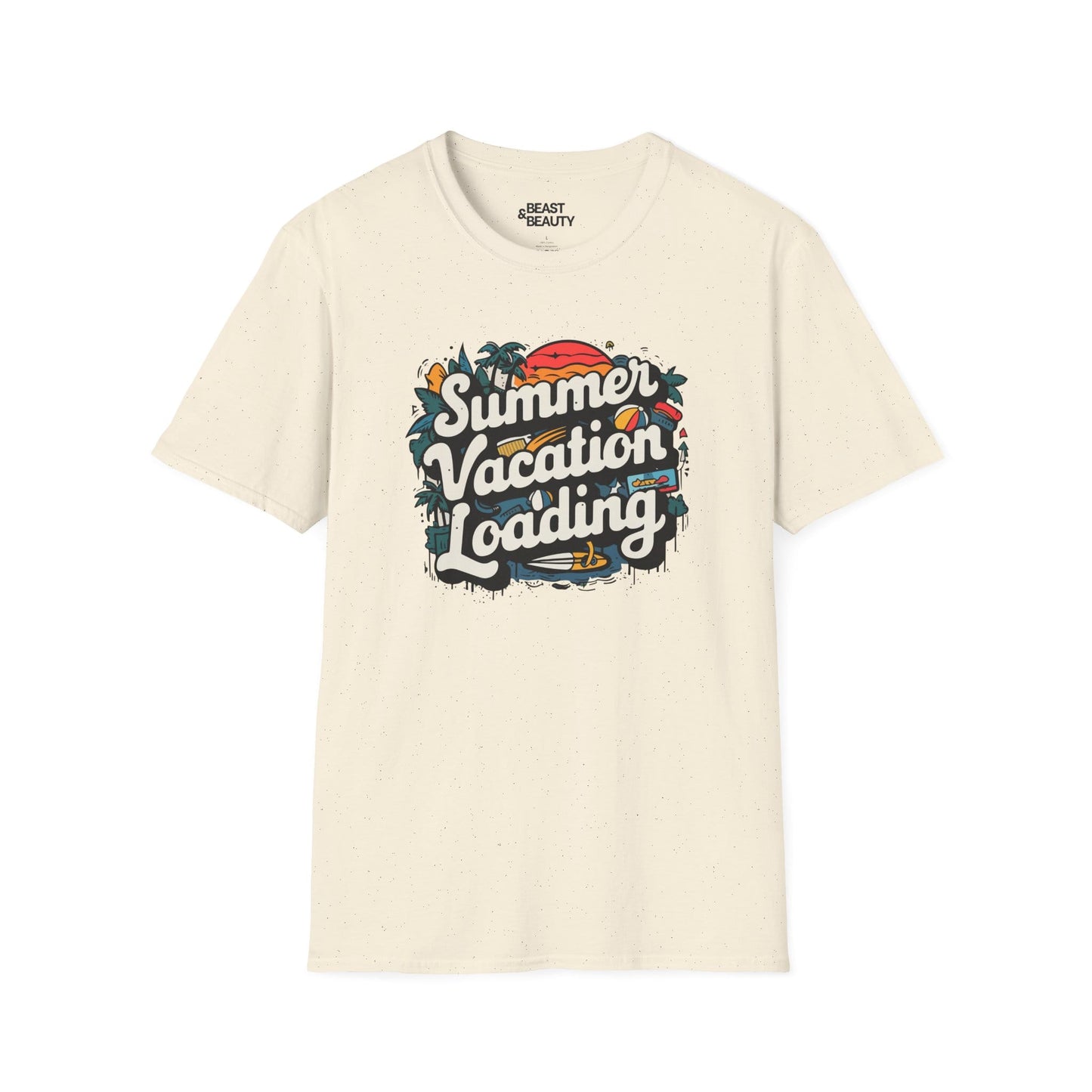 summer holiday loading t-shirt summer vacation loading t-shirt uk cat lover gift idea image 3