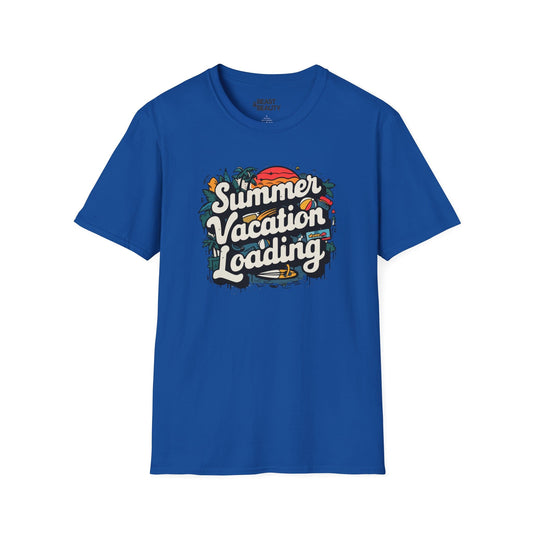 summer holiday loading t-shirt summer vacation loading t-shirt uk cat lover gift idea