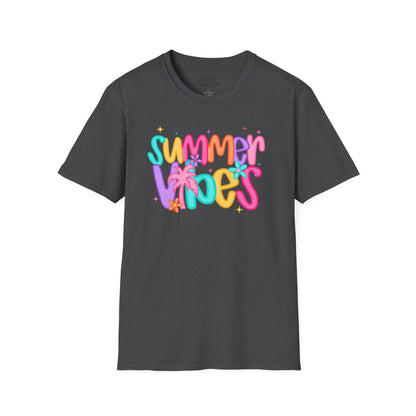 summer vibes t-shirt dark heather t-shirt uk gift gift idea