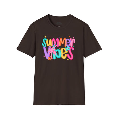 summer vibes t-shirt dark chocolate t-shirt uk gift gift idea