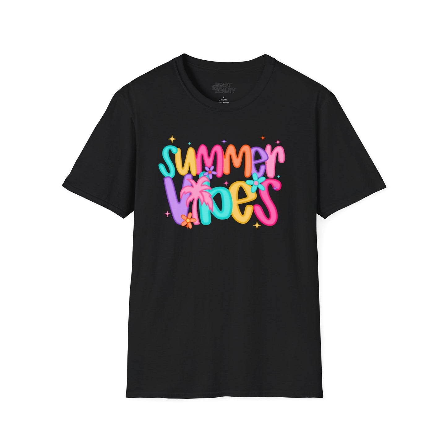 summer vibes t-shirt black t-shirt uk gift gift idea