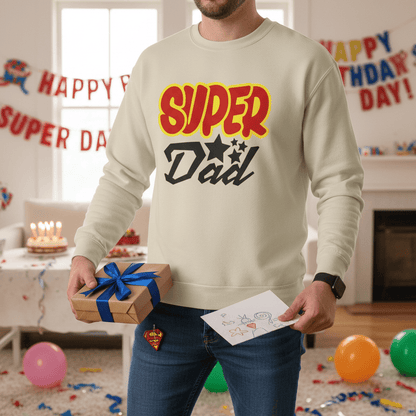 Super Dad Sweatshirt gift_idea unique_gift personalised_gift