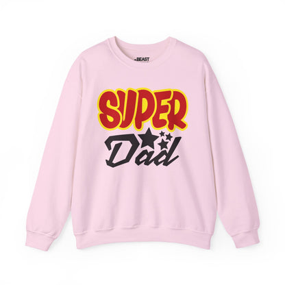 super dad sweatshirt light pink sweatshirt uk Father's Day gift idea