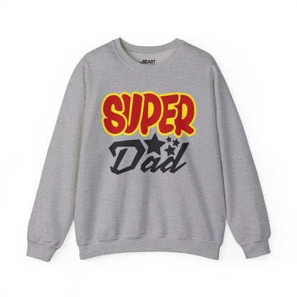 super dad sweatshirt sport grey sweatshirt uk Father's Day gift idea